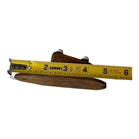 Vintage Wooden Micro Key Holder Handmade Rustic Distressed Kitchen Decor Basket - Picture 4 of 4